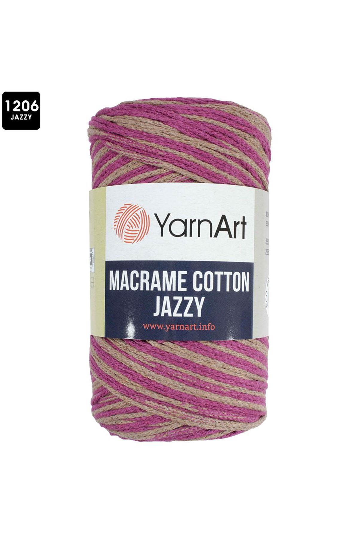Yarnart Macrame Cotton Jazzy Renk No:1206