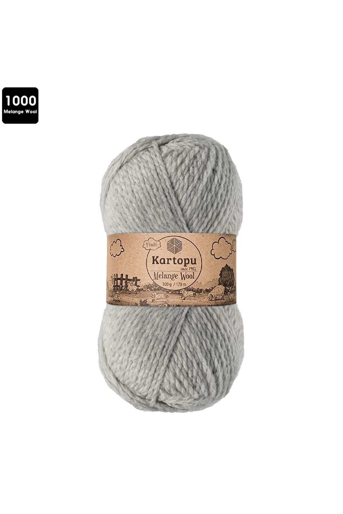 Kartopu Melange Wool Renk No:1000