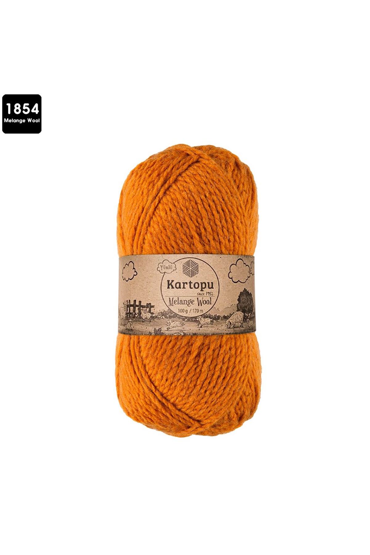 Kartopu Melange Wool Renk No:1854