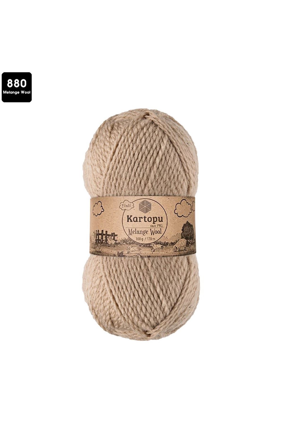 Kartopu Melange Wool Renk No:880