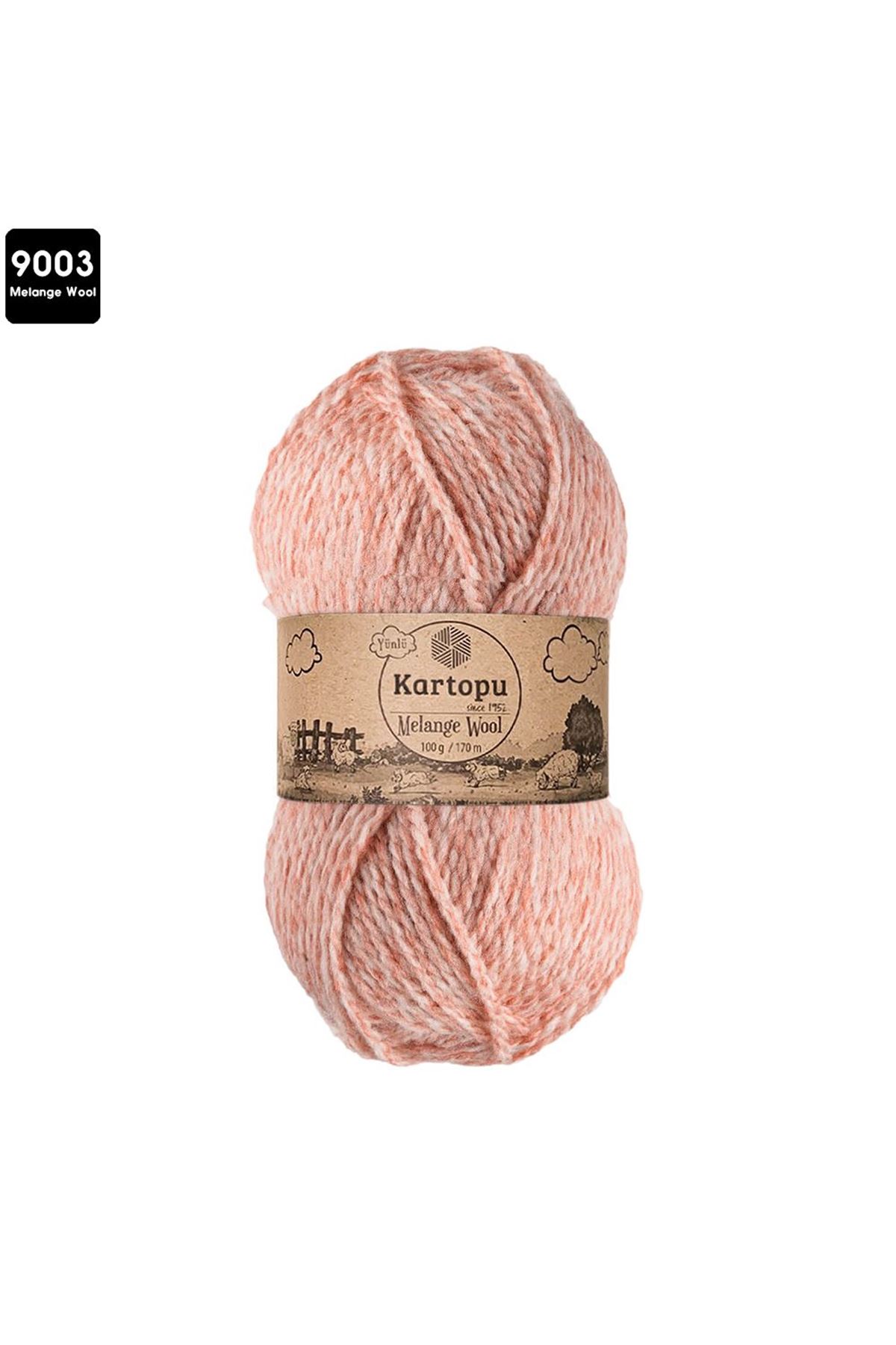 Kartopu Melange Wool Renk No:9003