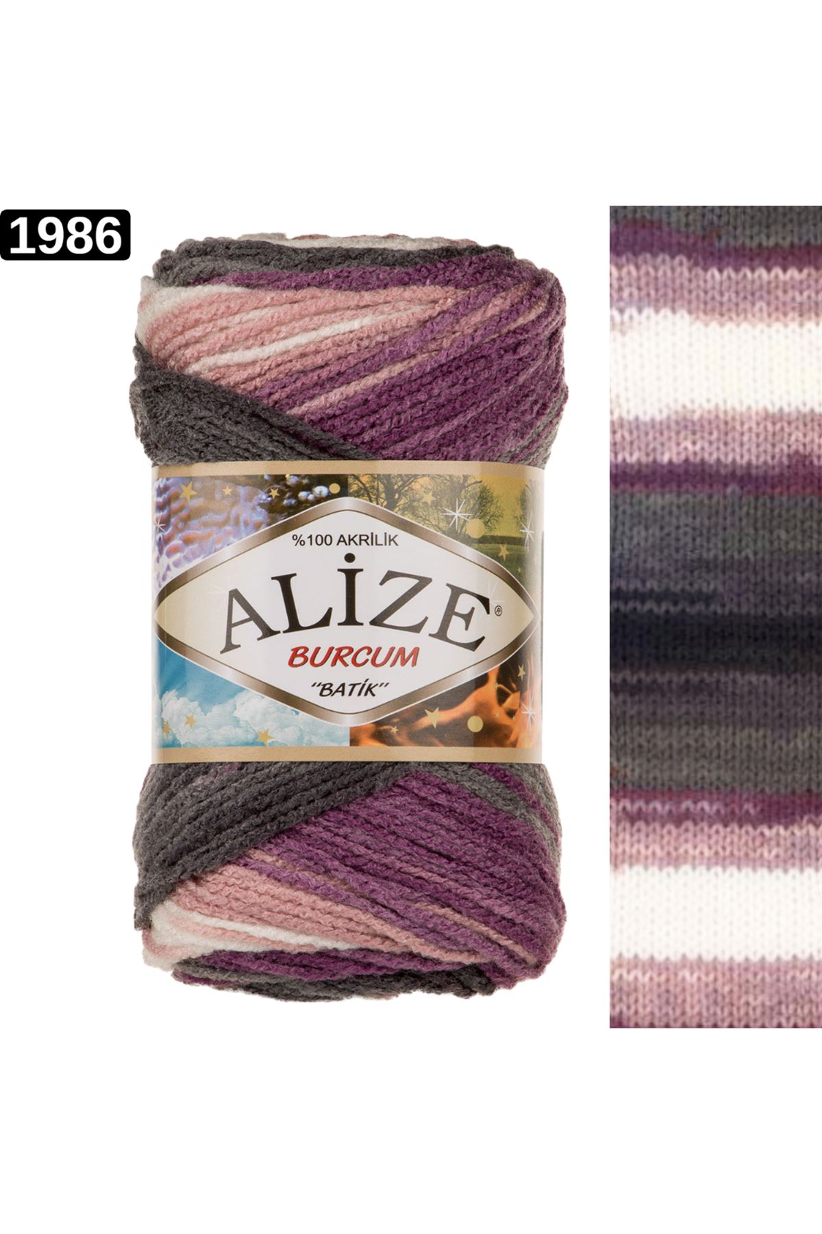 Alize Burcum Batik Renk No: 1986