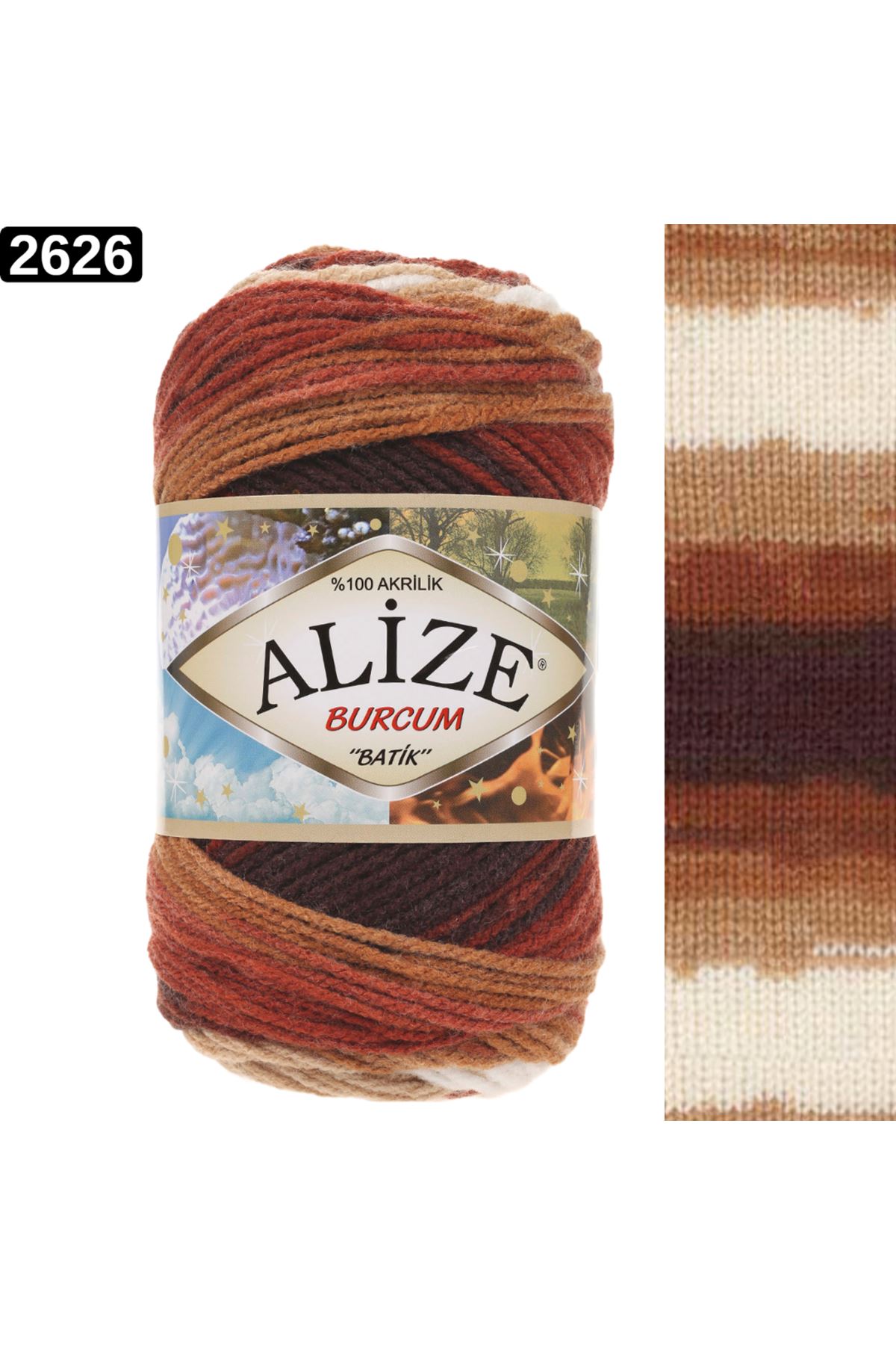 Alize Burcum Batik Renk No: 2626