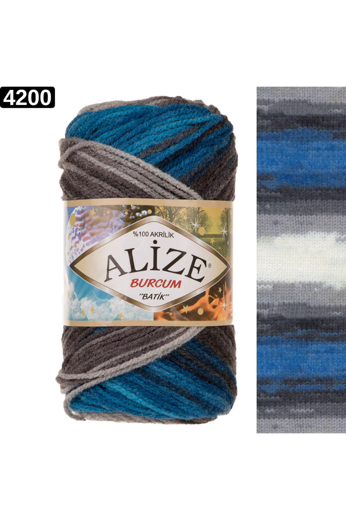 Alize Burcum Batik Renk No: 4200
