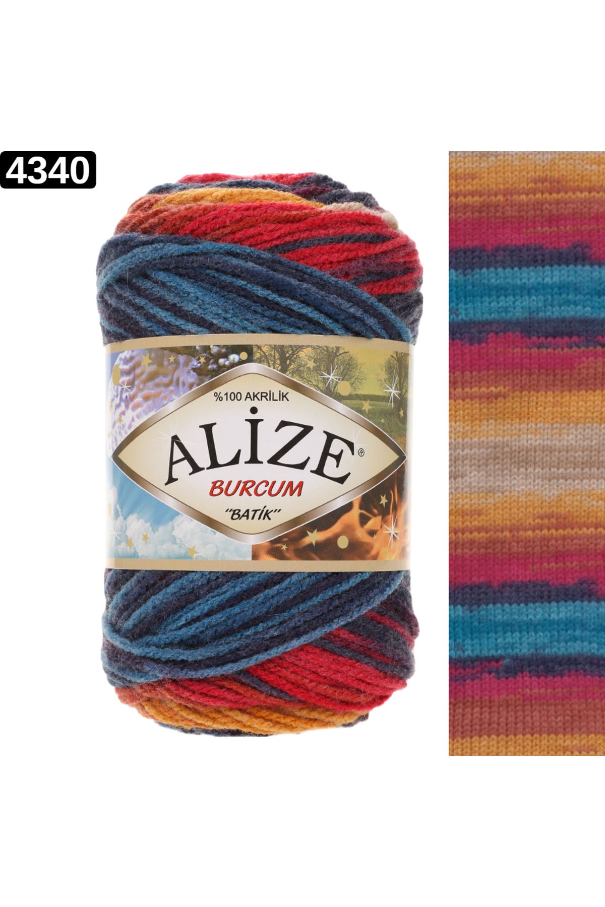 Alize Burcum Batik Renk No: 4340