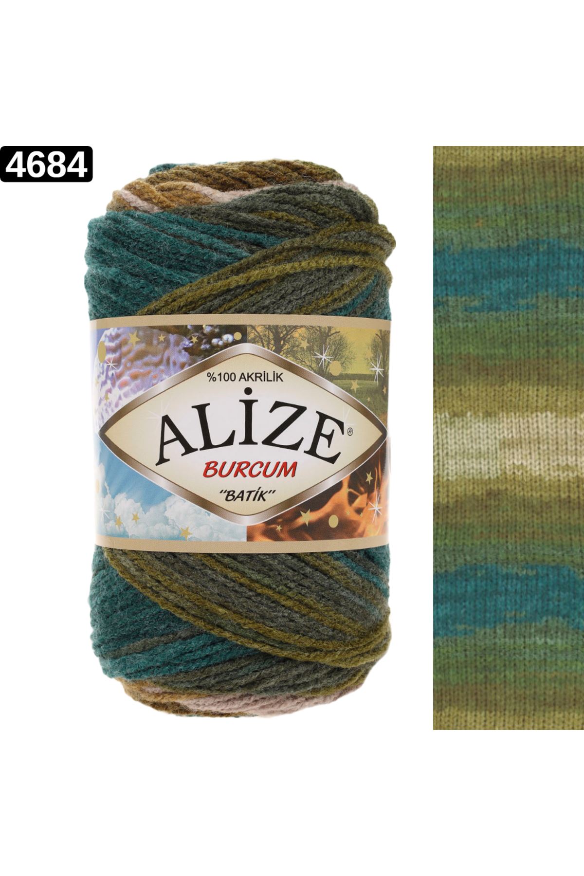 Alize Burcum Batik Renk No: 4684