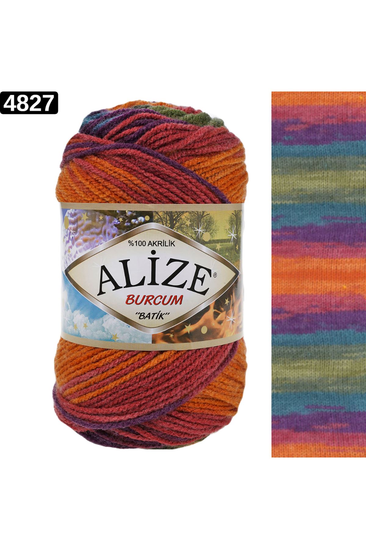 Alize Burcum Batik Renk No: 4827