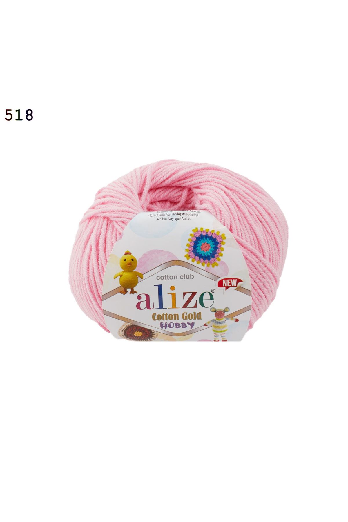 Alize Cotton Gold Hobby  Renk No: 518