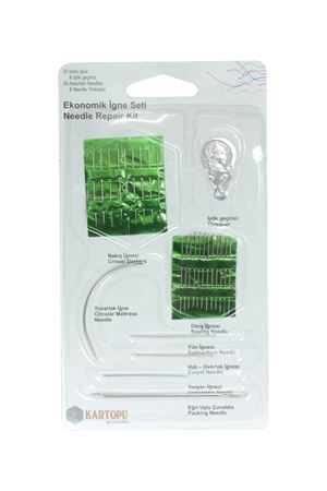 Ekonomik Dikiş İğnesi Seti - 26 Farklı İğne + 1 İplik Geçirici