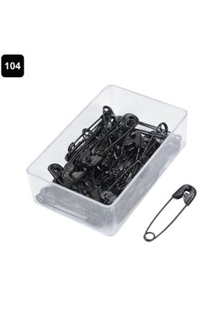 Çengelli İğne Küçük 40 adet Siyah