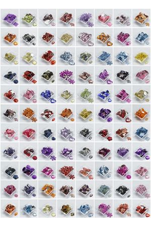 Kartopu Boncuk Takı Süsleme Seti Karma 12 Model Her Model 10 gram Toplam 120 Gramdır