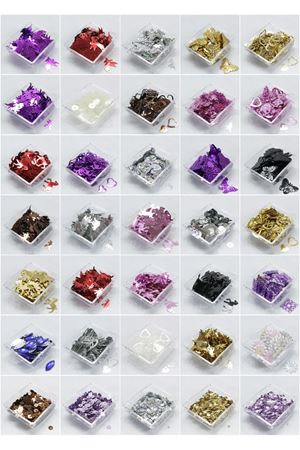 Kartopu Pul Payet Takı Süsleme 10 gramlık Paket 