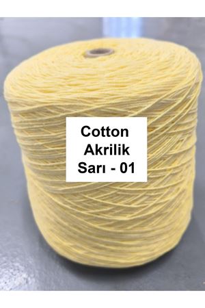 Cotton Akrilik Amigurumi ve Bebe İpi Sarı - 01
