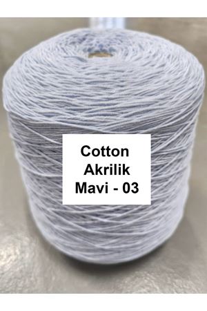 Cotton Akrilik Amigurumi ve Bebe İpi Mavi - 03