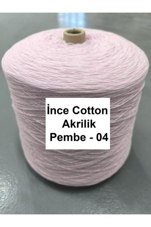 İnce Cotton Akrilik Amigurumi ve Bebe İpi Pembe - 04