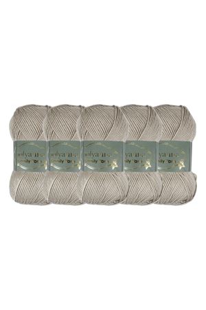 5'li Paket Polyanna Family Yarn Anti Pilling Örgü İpi No:544 Toprak Rengi