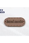 Handmade Deri Etiket 03