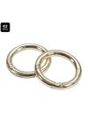 Metal Yaylı Çanta Halkası - Çap 2,5 cm - Altın