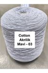 Cotton Akrilik Amigurumi ve Bebe İpi Mavi - 03