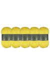 5'li Paket Polyanna Family Yarn Anti Pilling Örgü İpi No:505 Civciv Sarısı