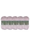 5'li Paket Polyanna Family Yarn Anti Pilling Örgü İpi No:516 Tozpembe